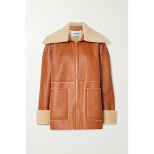 Nanushka Faux Shearling Beryl Coat